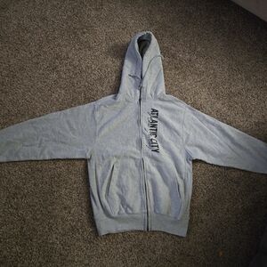 MV Sport Gray Zip-Up Hoodie